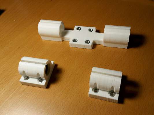 LM8UU mount replacement for Monoprice MakerSelect v2.1 | 3d print model