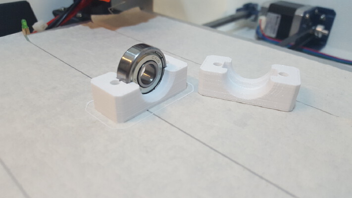 Bearing block diameter 28mm x 8mm. hole 10mm | 3d print model