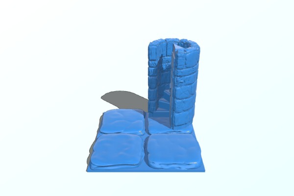 OpenForge 2.0 Mag Stone Floor House Stairwell Up Door Down | 3d print model