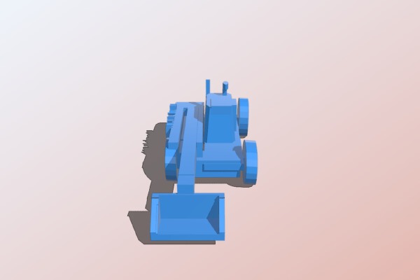 Forklift Manitou | 3d print model