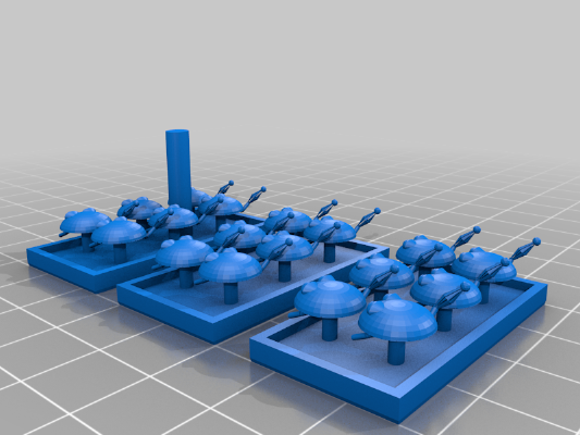 Fungus Kingdom Units (10mm scale) | 3d print model