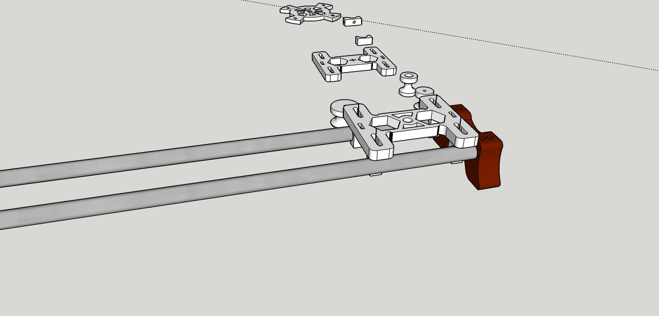 Super cheap 3D printed Action Camera Slider