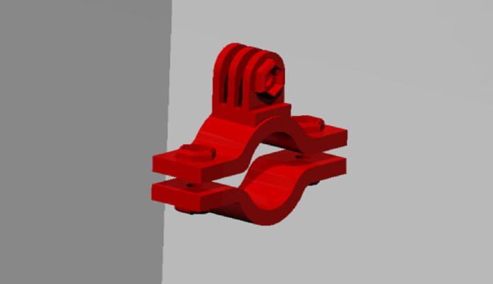 GoPro Mount | 3d print model