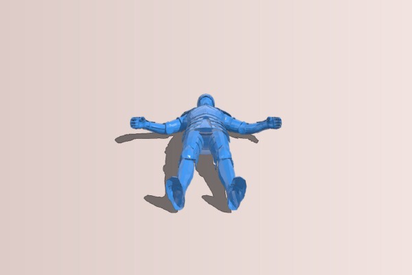 Male knight | 3d print model