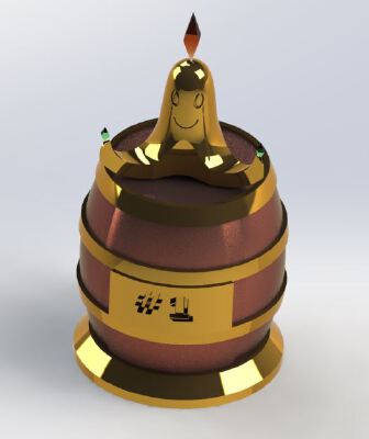 Trophy Banana M | 3d print model