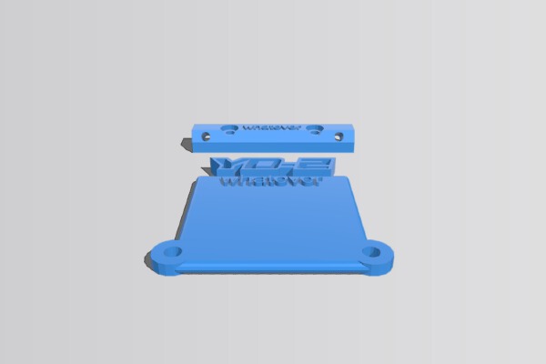 Yokomo YD2 rear ESC mount | 3d print model