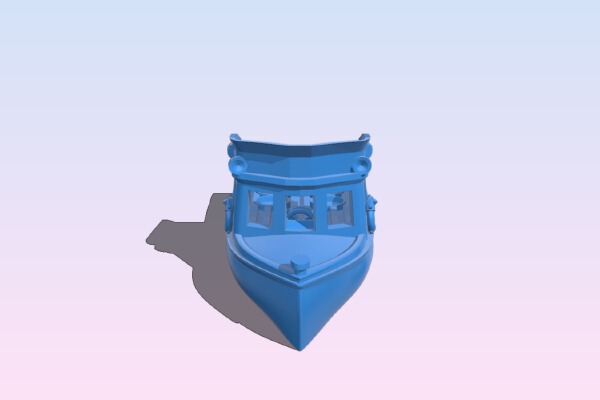 Marv – a small yacht for Marvin | 3d print model