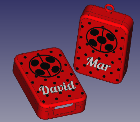 Lady Bug Logo - Chemobox | 3d print model