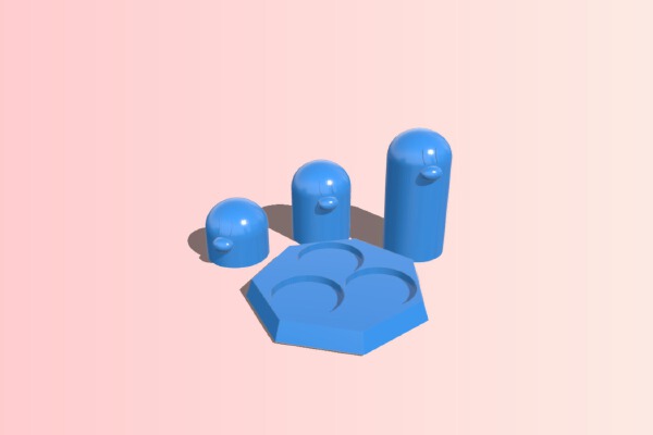 dugtrio container | 3d print model