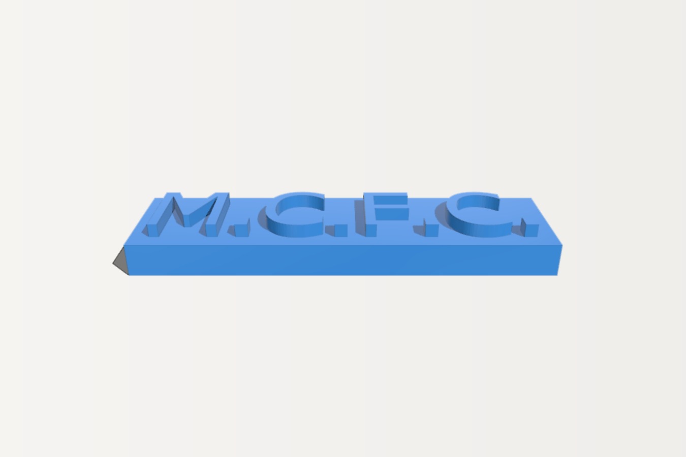 Manchester City Initials