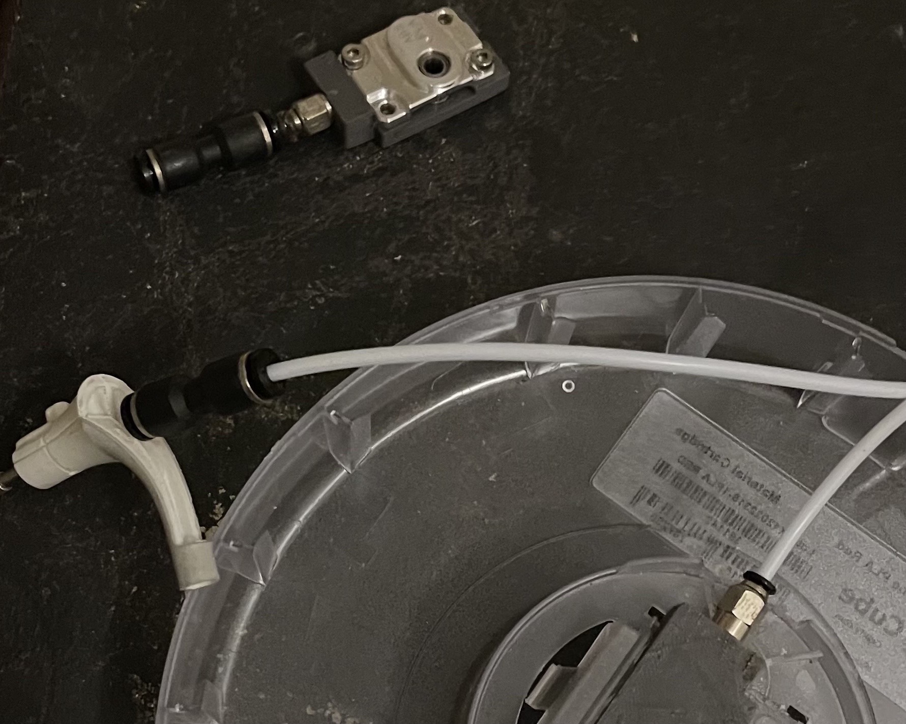 Cube 3 cartridge filament drive plate (top)