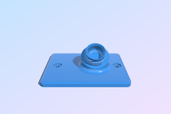 Angled Valve Index Base Station Wall Mount | 3d print model