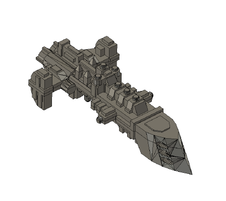 Imperial Navy Destroyer 1 | 3d print model
