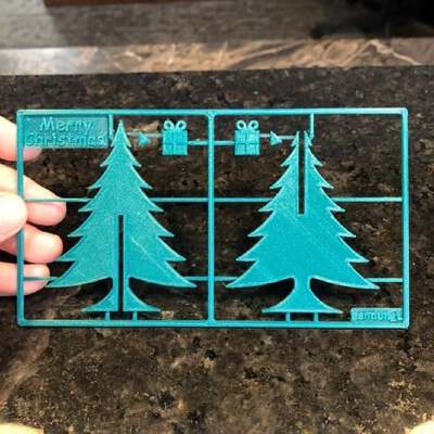 Christmas Tree Kit Card | 3d print model