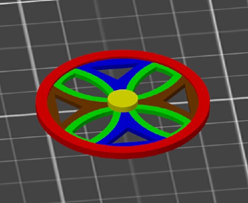 MultiMaterial Motor Visualizer | 3d print model