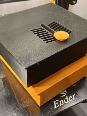 Dual output Hepa_carbon Filter for printer enclosure MARK 2 ! | 3d print model
