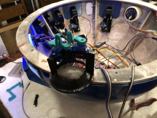 R2-D2 Teeces Marcduino MrBaddely HoloServo Mount | 3d print model