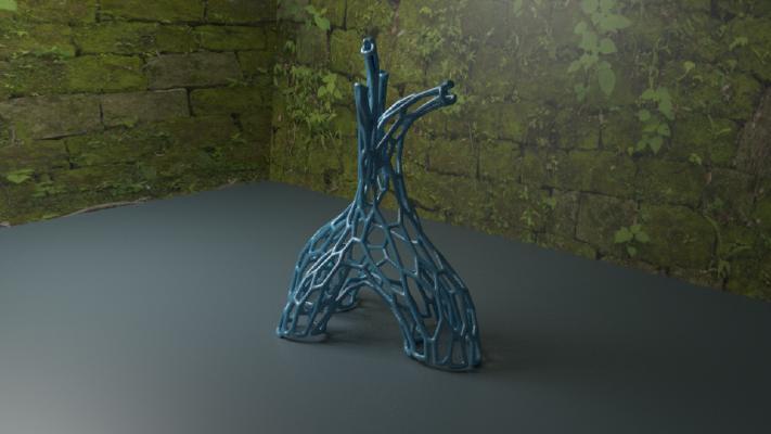 Bonsai Tree Trunk Voronoi | 3d print model