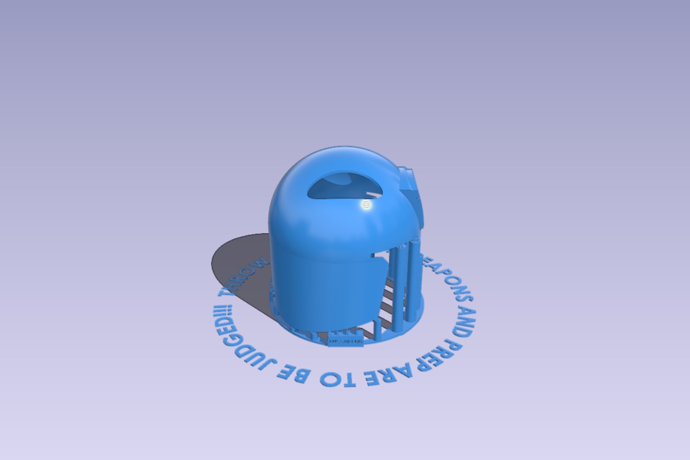 PUSS DREDD !!!    A Judge Dredd Helmet For Your Puss!
