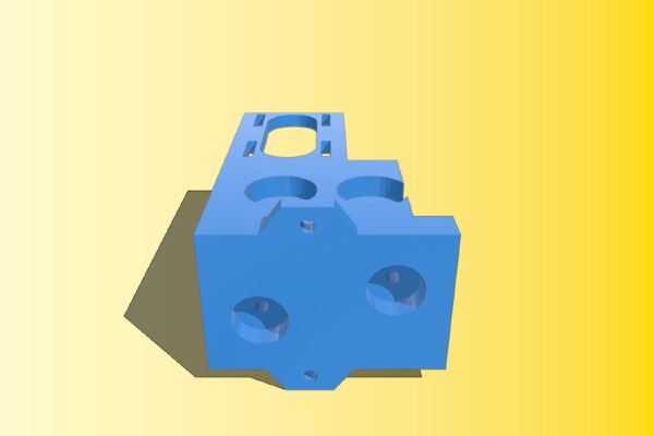Mendel Dual Extruder | 3d print model