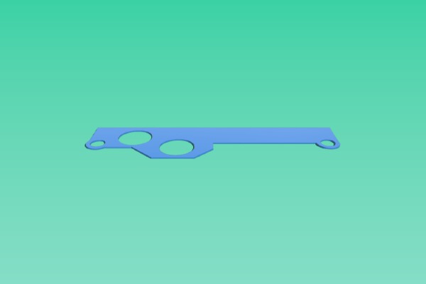 SPI LCD GAMEBOY BRACKET | 3d print model