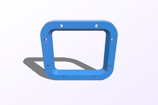 Beefed Up Lens Bezel for GoPro Hero 3 | 3d print model