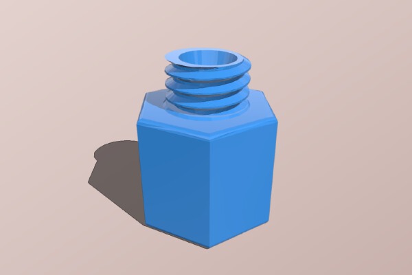 Prusa MK3 Bowden Screw-on Coupling for Extruder | 3d print model
