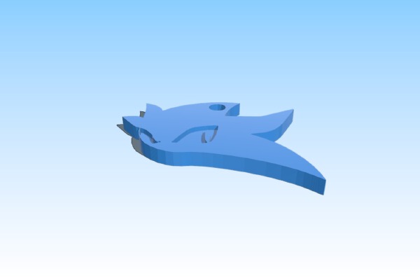 Silver the Hedgehog Medallion | 3d print model