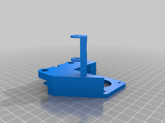 Ender 3 & 5 Direct Drive Mount for use with Hero Me Gen5 (OEM plastic and Dual Gear extruders) | 3d print model