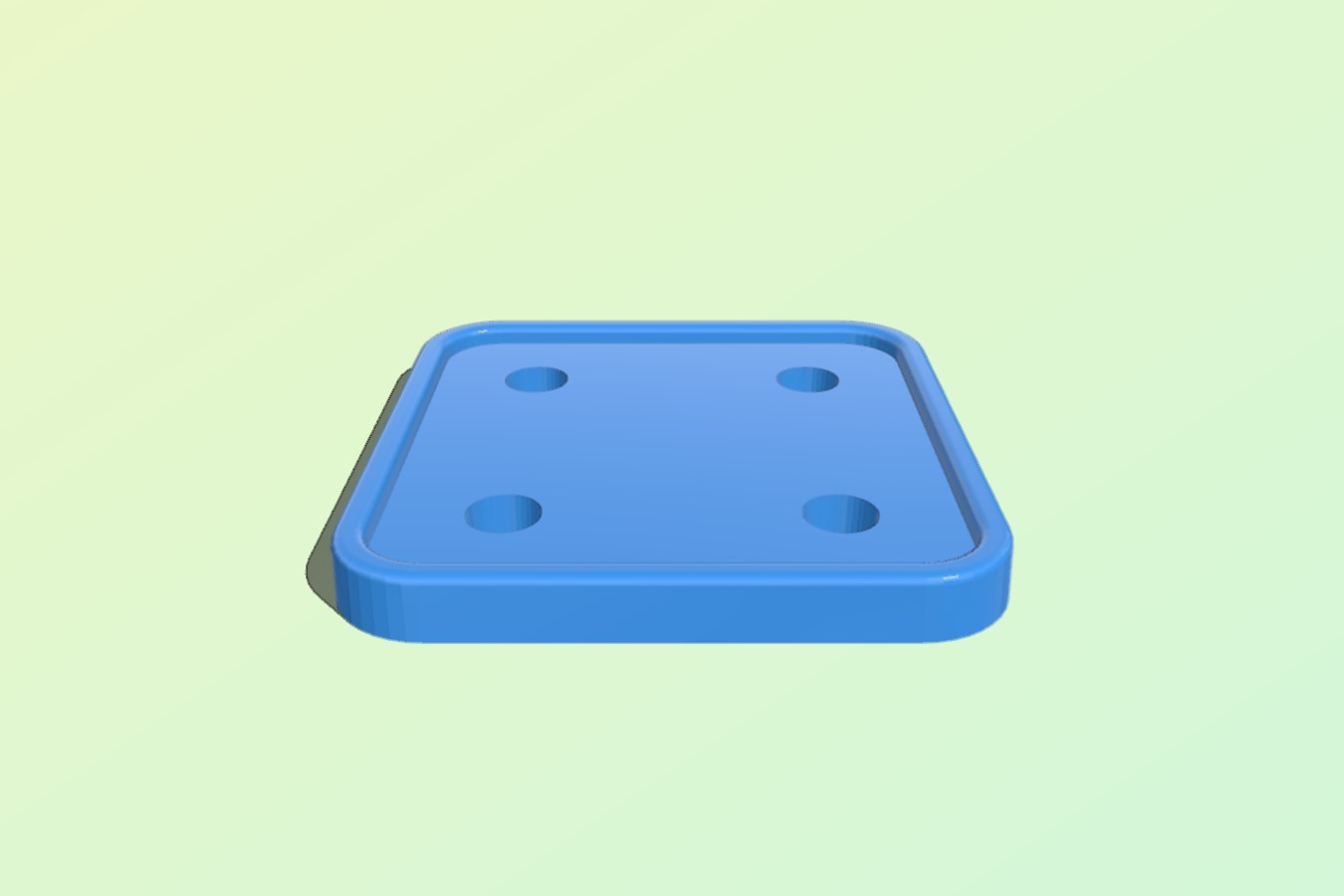 OpenBeam Square Plate 2x2