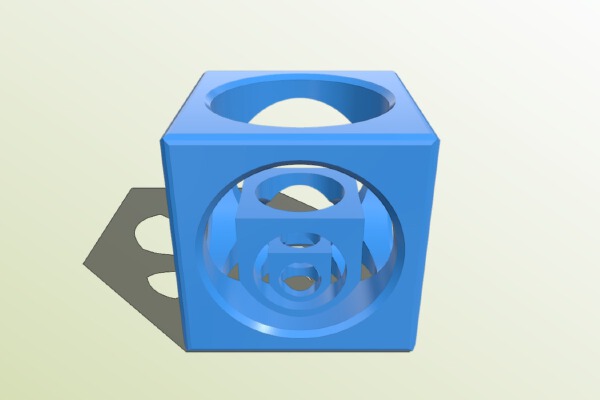 Cube in a cube | 3d print model