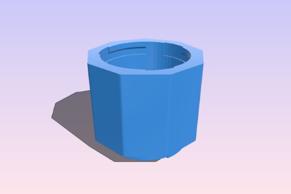 My Customized Bayonet Container | 3d print model