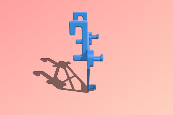 IKEA Skådis - Dymo Letratag LT-100H holder | 3d print model