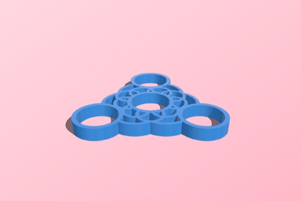 Fidget Spinner - Wingnut2k #3 | 3d print model