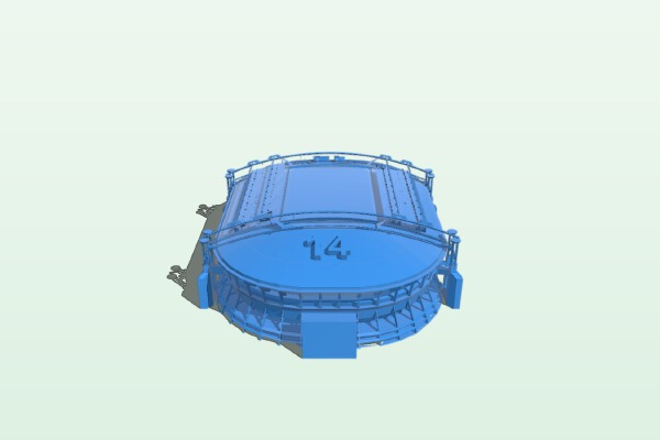 Amsterdam Arena | 3d print model