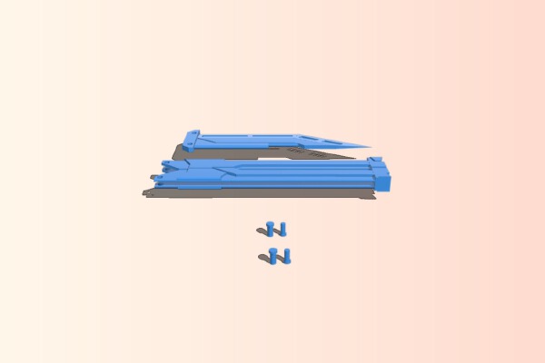 rgx butterfly knife | 3d print model