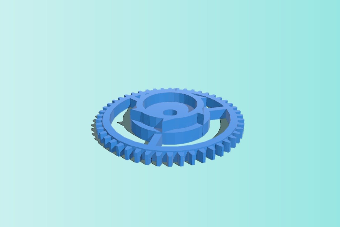Racheting Drum Intermediate Gear for Clockathon #2 Test Jig - FIXED