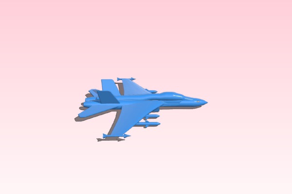 F-18 Super Hornet | 3d print model