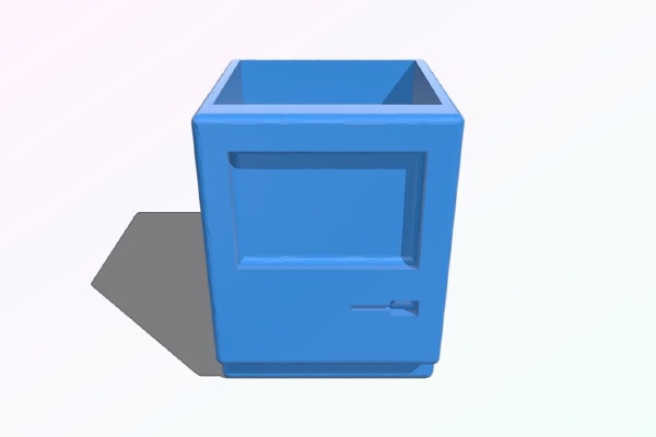 Macintosh Card Holder (full size version) | 3d print model