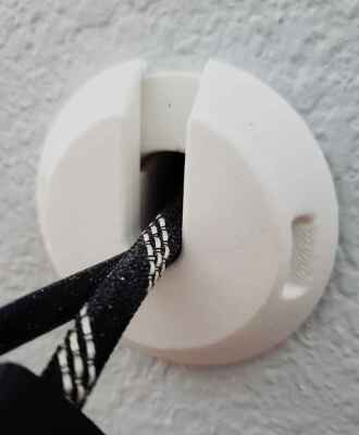 Wall cable grommet and cover plate | 3d print model