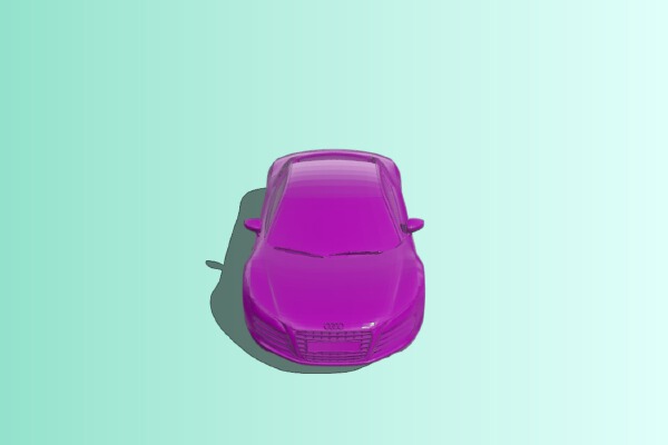 Car audi quattro | 3d print model