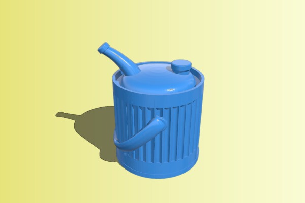 Vintage Gasoline Can | 3d print model