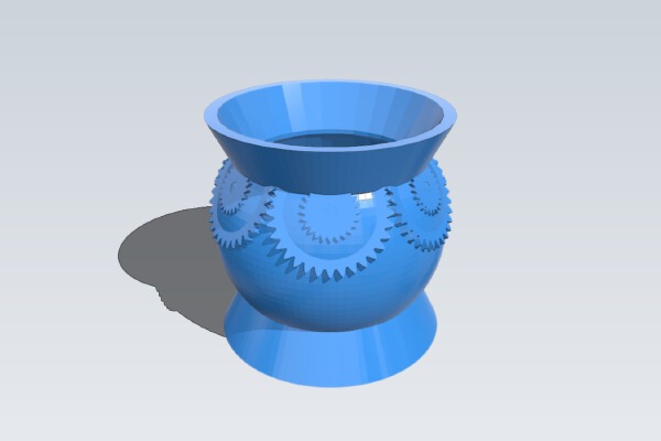 Classical Decorative Plant Pot | 3d print model