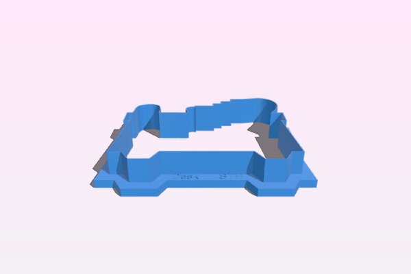 Teacher Desk Cookie Cutter | 3d print model