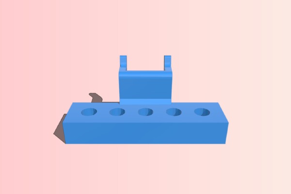 Needle File Pegboard Holder | 3d print model