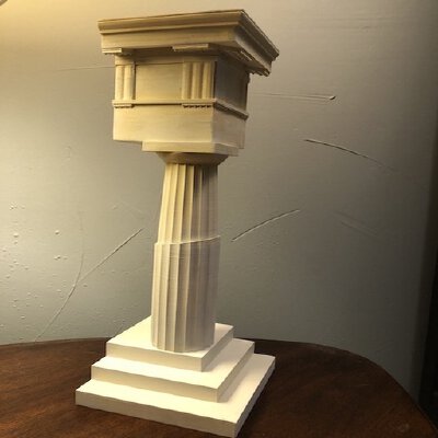 Greek Doric Order Column | 3d print model