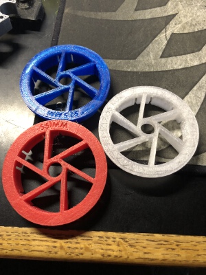 Filament spool insert (52mm, 55mm, 57.5mm) | 3d print model