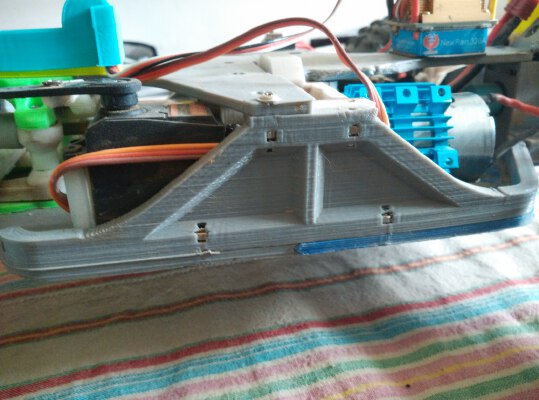 OpenRC truggy shiled with locker | 3d print model