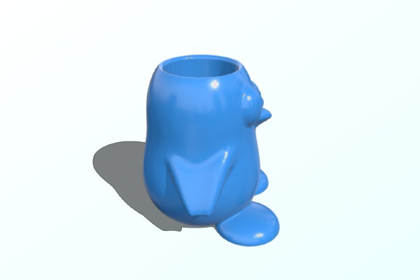 Penguin Pencil holder | 3d print model