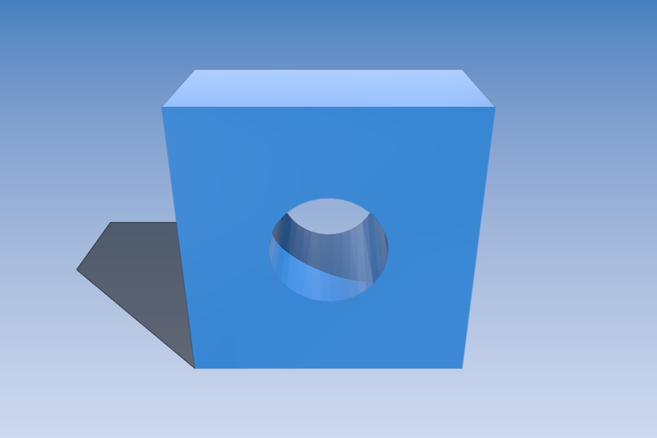 Horizontal (8mm) hole calibration (20mm) box